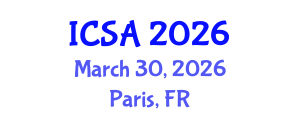 International Conference on Surgery and Anesthesia (ICSA) March 30, 2026 - Paris, France International Conference on Surgery and Anesthesia (ICSA) March 30, 2026 - Paris, France