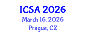 International Conference on Surgery and Anesthesia (ICSA) March 16, 2026 - Prague, Czechia International Conference on Surgery and Anesthesia (ICSA) March 16, 2026 - Prague, Czechia