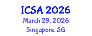 International Conference on Surgery and Anesthesia (ICSA) March 29, 2026 - Singapore, Singapore