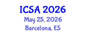 International Conference on Surgery and Anesthesia (ICSA) May 25, 2026 - Barcelona, Spain International Conference on Surgery and Anesthesia (ICSA) May 25, 2026 - Barcelona, Spain