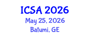 International Conference on Surgery and Anesthesia (ICSA) May 25, 2026 - Batumi, Georgia International Conference on Surgery and Anesthesia (ICSA) May 25, 2026 - Batumi, Georgia