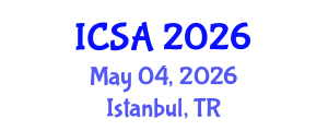 International Conference on Surgery and Anesthesia (ICSA) May 04, 2026 - Istanbul, Turkey International Conference on Surgery and Anesthesia (ICSA) May 04, 2026 - Istanbul, Turkey