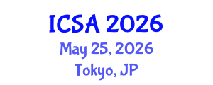 International Conference on Surgery and Anesthesia (ICSA) May 25, 2026 - Tokyo, Japan International Conference on Surgery and Anesthesia (ICSA) May 25, 2026 - Tokyo, Japan