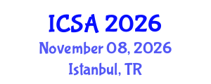 International Conference on Surgery and Anesthesia (ICSA) November 08, 2026 - Istanbul, Turkey International Conference on Surgery and Anesthesia (ICSA) November 08, 2026 - Istanbul, Turkey