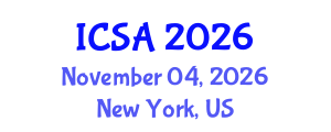 International Conference on Surgery and Anesthesia (ICSA) November 04, 2026 - New York, United States International Conference on Surgery and Anesthesia (ICSA) November 04, 2026 - New York, United States