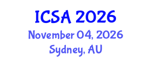 International Conference on Surgery and Anesthesia (ICSA) November 04, 2026 - Sydney, Australia International Conference on Surgery and Anesthesia (ICSA) November 04, 2026 - Sydney, Australia