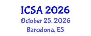 International Conference on Surgery and Anesthesia (ICSA) October 25, 2026 - Barcelona, Spain International Conference on Surgery and Anesthesia (ICSA) October 25, 2026 - Barcelona, Spain
