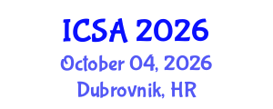 International Conference on Surgery and Anesthesia (ICSA) October 04, 2026 - Dubrovnik, Croatia International Conference on Surgery and Anesthesia (ICSA) October 04, 2026 - Dubrovnik, Croatia