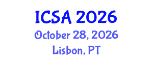International Conference on Surgery and Anesthesia (ICSA) October 28, 2026 - Lisbon, Portugal International Conference on Surgery and Anesthesia (ICSA) October 28, 2026 - Lisbon, Portugal