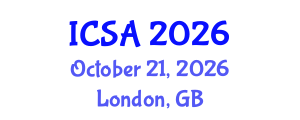 International Conference on Surgery and Anesthesia (ICSA) October 21, 2026 - London, United Kingdom International Conference on Surgery and Anesthesia (ICSA) October 21, 2026 - London, United Kingdom