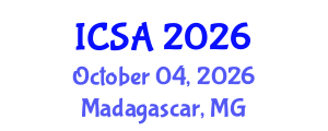 International Conference on Surgery and Anesthesia (ICSA) October 04, 2026 - Madagascar, Madagascar International Conference on Surgery and Anesthesia (ICSA) October 04, 2026 - Madagascar, Madagascar
