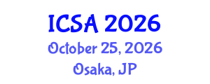 International Conference on Surgery and Anesthesia (ICSA) October 25, 2026 - Osaka, Japan International Conference on Surgery and Anesthesia (ICSA) October 25, 2026 - Osaka, Japan