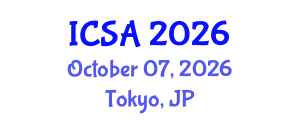 International Conference on Surgery and Anesthesia (ICSA) October 07, 2026 - Tokyo, Japan International Conference on Surgery and Anesthesia (ICSA) October 07, 2026 - Tokyo, Japan