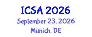 International Conference on Surgery and Anesthesia (ICSA) September 23, 2026 - Munich, Germany International Conference on Surgery and Anesthesia (ICSA) September 23, 2026 - Munich, Germany