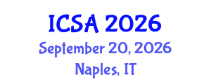 International Conference on Surgery and Anesthesia (ICSA) September 20, 2026 - Naples, Italy International Conference on Surgery and Anesthesia (ICSA) September 20, 2026 - Naples, Italy
