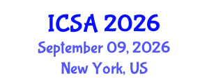 International Conference on Surgery and Anesthesia (ICSA) September 09, 2026 - New York, United States International Conference on Surgery and Anesthesia (ICSA) September 09, 2026 - New York, United States