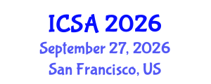 International Conference on Surgery and Anesthesia (ICSA) September 27, 2026 - San Francisco, United States International Conference on Surgery and Anesthesia (ICSA) September 27, 2026 - San Francisco, United States
