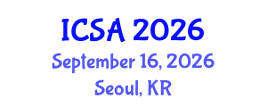 International Conference on Surgery and Anesthesia (ICSA) September 16, 2026 - Seoul, Republic of Korea International Conference on Surgery and Anesthesia (ICSA) September 16, 2026 - Seoul, Republic of Korea
