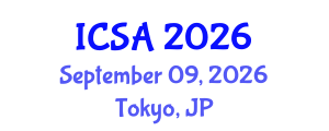 International Conference on Surgery and Anesthesia (ICSA) September 09, 2026 - Tokyo, Japan International Conference on Surgery and Anesthesia (ICSA) September 09, 2026 - Tokyo, Japan