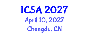 International Conference on Surgery and Anesthesia (ICSA) April 10, 2027 - Chengdu, China International Conference on Surgery and Anesthesia (ICSA) April 10, 2027 - Chengdu, China