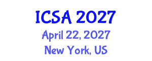 International Conference on Surgery and Anesthesia (ICSA) April 22, 2027 - New York, United States International Conference on Surgery and Anesthesia (ICSA) April 22, 2027 - New York, United States
