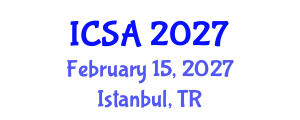 International Conference on Surgery and Anesthesia (ICSA) February 15, 2027 - Istanbul, Turkey International Conference on Surgery and Anesthesia (ICSA) February 15, 2027 - Istanbul, Turkey