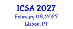 International Conference on Surgery and Anesthesia (ICSA) February 08, 2027 - Lisbon, Portugal