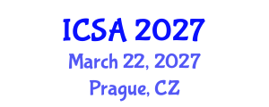 International Conference on Surgery and Anesthesia (ICSA) March 22, 2027 - Prague, Czechia International Conference on Surgery and Anesthesia (ICSA) March 22, 2027 - Prague, Czechia