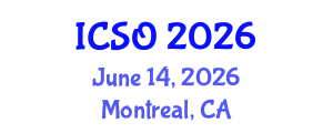 International Conference on Surgical Oncology (ICSO) June 14, 2026 - Montreal, Canada