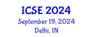 International Conference on Sustainability Education (ICSE) September 19, 2024 - Delhi, India