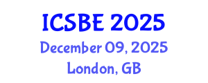 International Conference on Sustainability in Bridge Engineering (ICSBE) December 09, 2025 - London, United Kingdom