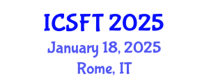 International Conference on Sustainability in Fashion and Textiles (ICSFT) January 18, 2025 - Rome, Italy