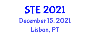 International Conference on Sustainability, Technology and Education (STE) December 15, 2021 - Lisbon, Portugal
