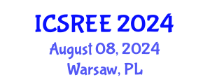 International Conference on Sustainable and Renewable Energy Engineering (ICSREE) August 08, 2024 - Warsaw, Poland