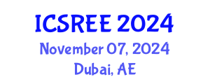 International Conference on Sustainable and Renewable Energy Engineering (ICSREE) November 07, 2024 - Dubai, United Arab Emirates