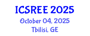 International Conference on Sustainable and Renewable Energy Engineering (ICSREE) October 04, 2025 - Tbilisi, Georgia