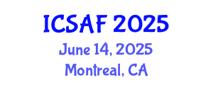 International Conference on Sustainable Aquaculture and Fisheries (ICSAF) June 14, 2025 - Montreal, Canada
