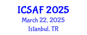 International Conference on Sustainable Aquaculture and Fisheries (ICSAF) March 22, 2025 - Istanbul, Turkey