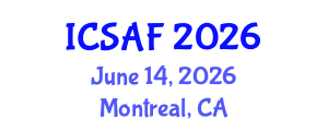 International Conference on Sustainable Aquaculture and Fisheries (ICSAF) June 14, 2026 - Montreal, Canada