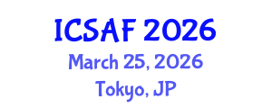 International Conference on Sustainable Aquaculture and Fisheries (ICSAF) March 25, 2026 - Tokyo, Japan