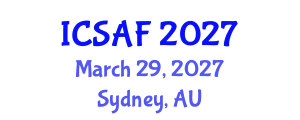 International Conference on Sustainable Aquaculture and Fisheries (ICSAF) March 29, 2027 - Sydney, Australia International Conference on Sustainable Aquaculture and Fisheries (ICSAF) March 29, 2027 - Sydney, Australia