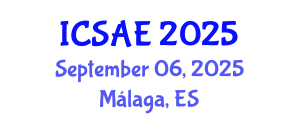 International Conference on Sustainable Architecture and Environment (ICSAE) September 06, 2025 - Málaga, Spain