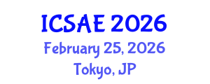 International Conference on Sustainable Architecture and Environment (ICSAE) February 25, 2026 - Tokyo, Japan