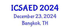 International Conference on Sustainable Architecture and Environmental Design (ICSAED) December 23, 2024 - Bangkok, Thailand