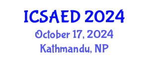International Conference on Sustainable Architecture and Environmental Design (ICSAED) October 17, 2024 - Kathmandu, Nepal