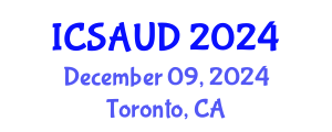 International Conference on Sustainable Architecture and Urban Design (ICSAUD) December 09, 2024 - Toronto, Canada