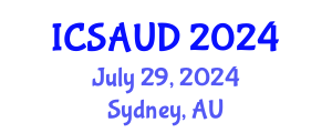 International Conference on Sustainable Architecture and Urban Design (ICSAUD) July 29, 2024 - Sydney, Australia