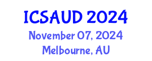 International Conference on Sustainable Architecture and Urban Design (ICSAUD) November 07, 2024 - Melbourne, Australia