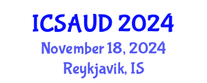 International Conference on Sustainable Architecture and Urban Design (ICSAUD) November 18, 2024 - Reykjavik, Iceland