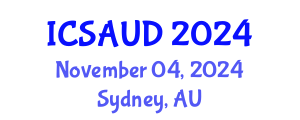 International Conference on Sustainable Architecture and Urban Design (ICSAUD) November 04, 2024 - Sydney, Australia
